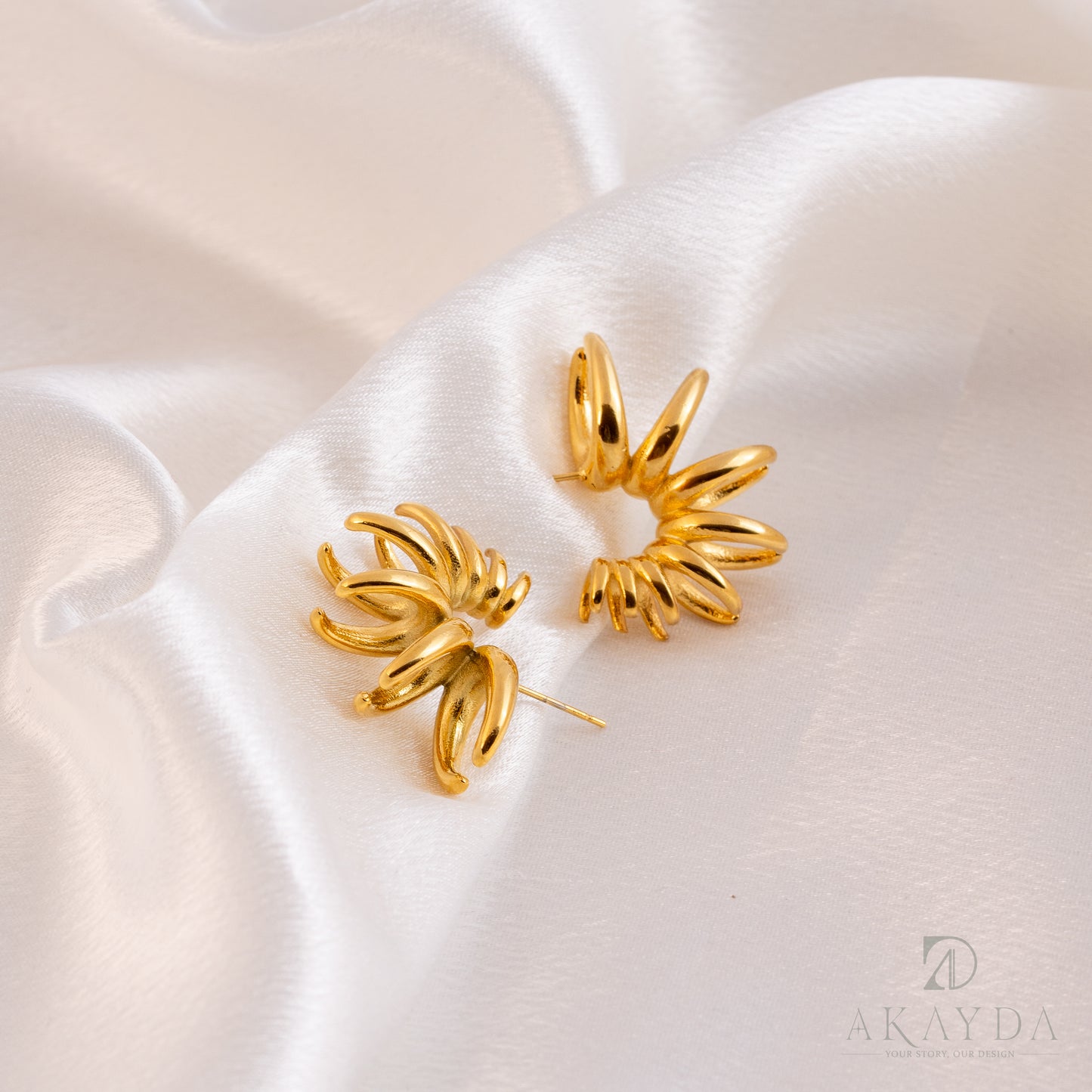 Floral spring hoops