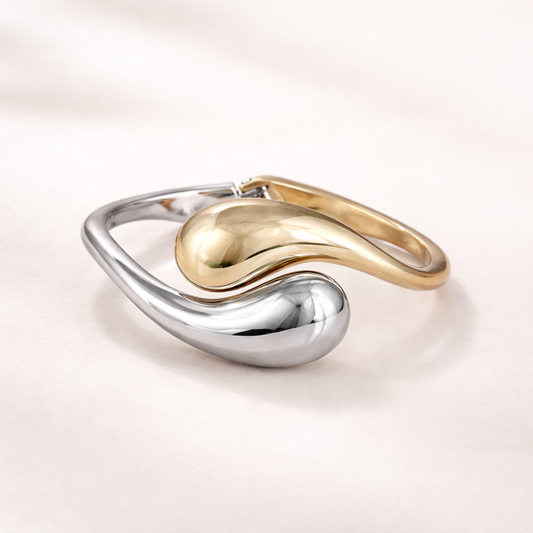 Liora Dual Tone Hand Cuff
