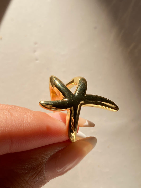 Starfish adjustable ring