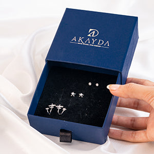 Take me to the plane studs (Set of 3)