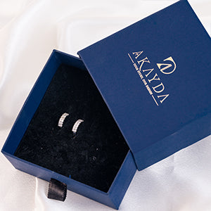 Double Diamond Huggies