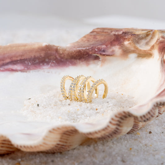 Cluster Two in One Ear Cuffs