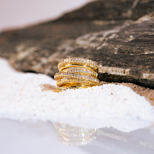 Eternity Diamond Adjustable Ring