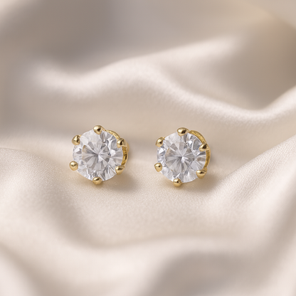 Juliet Studs Golden (Set of 3)